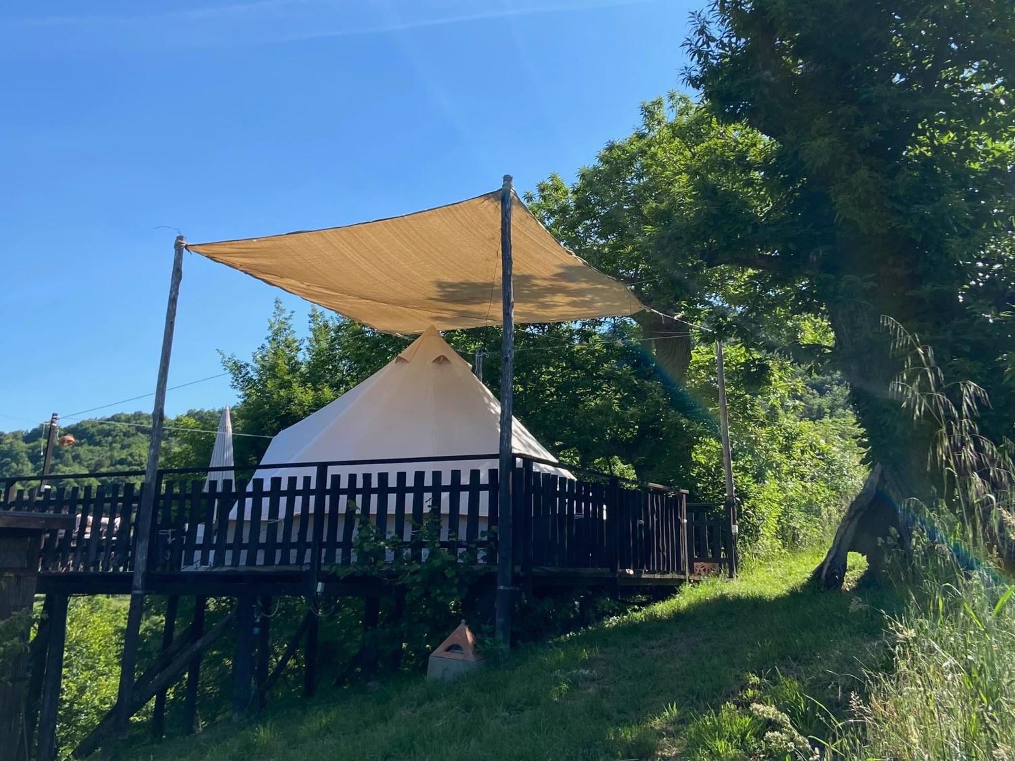 Tenda Glamping Vista Sulla Valle - Podere Di Maggio Santa Fiora Exterior foto